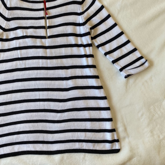 Dynamite 3/4 Length Striped Sweater - Picture 4 of 4